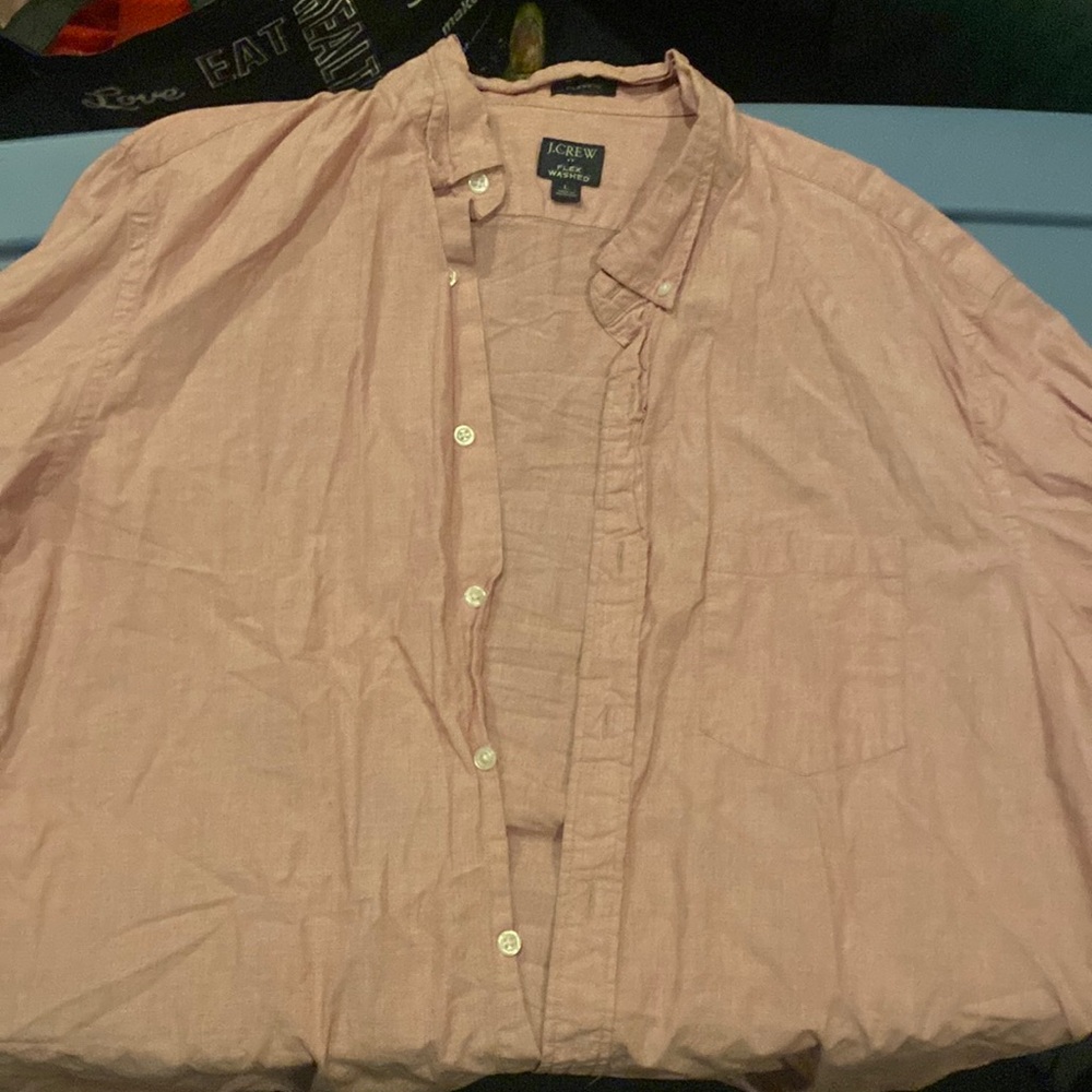 Light red J.Crew button down barely worn